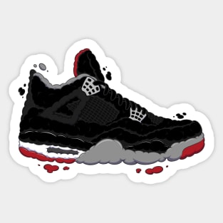 Air Jordan 4 Bred Sticker